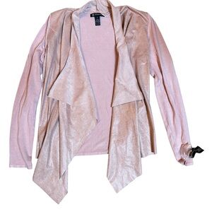 INC International Concepts Blush Open Front Cardigan